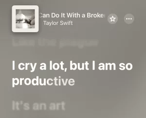 I Cry A Lot But I Am So Productive Its an Art