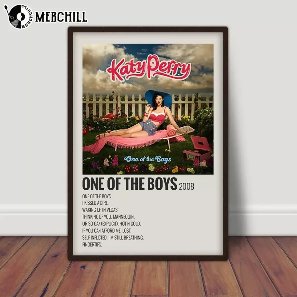 Katy Perry One of The Boys Poster Album Music Cover Print