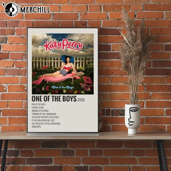 Katy Perry One of The Boys Poster Album Music Cover Print