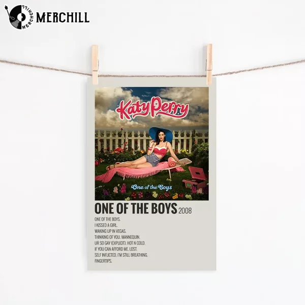 Katy Perry One of The Boys Poster Album Music Cover Print