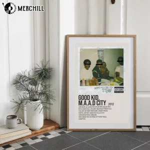 Kendrick Good Kid M.A.A.D City Poster Gift for Music Lover
