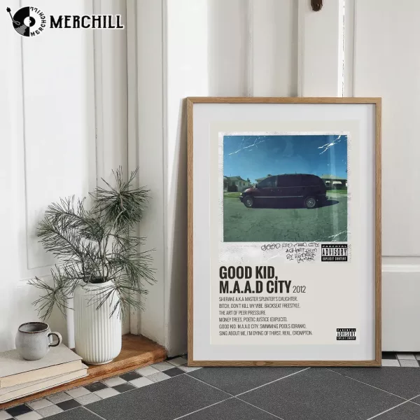 Kid Maad City Album Poster Album Cover Print Wall Art