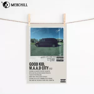 Kid Maad City Album Poster Album Cover Print Wall Art