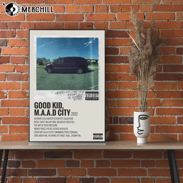 Kid Maad City Album Poster Album Cover Print Wall Art