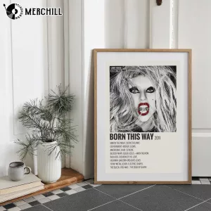 Lady Gaga Born This Way Poster Album Cover Print Wall Art 3