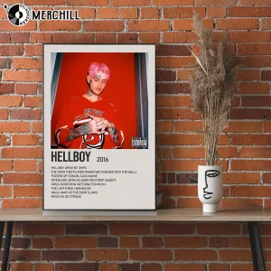 Lil Peep Hellboy Poster Album Music Cover Print 4