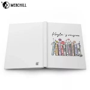 Personalized Eras Tour Journal Hardcover Notebook Swiftie Gift 5