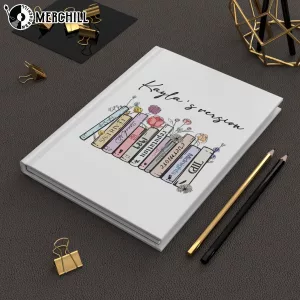 Personalized Eras Tour Journal Hardcover Notebook Swiftie Gift 6