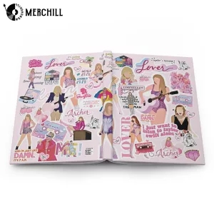 Pink Taylors Version Lover Notebook Hardcover Journal Swiftie Gift 5