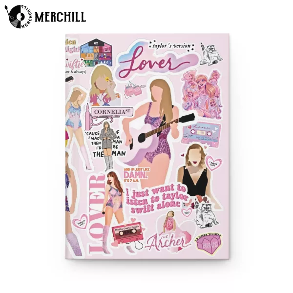 Pink Taylor’s Version Lover Notebook Hardcover Journal Swiftie Gift