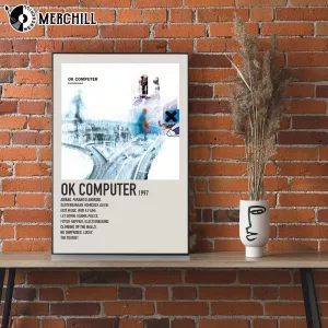 Radiohead OK Computer Poster Gift Idea for Music Lover 4