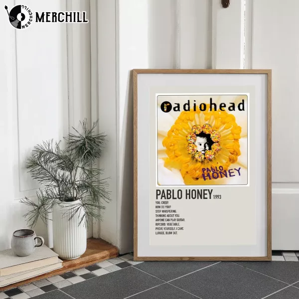 Radiohead Pablo Honey Album Poster Music Print