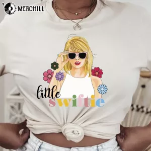 Retro Little Swiftie Shirt Flower Taylor Girls Gift 3