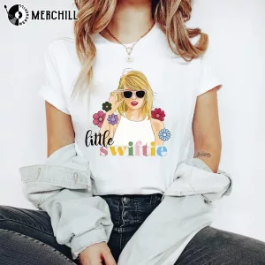 Retro Little Swiftie Shirt Flower Taylor Girls Gift 4