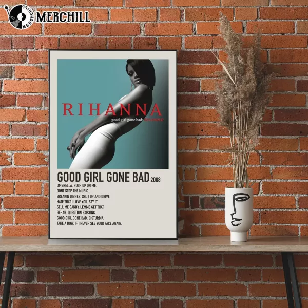 Rihanna Good Girl Gone Bad Reloaded Poster Album Music Print