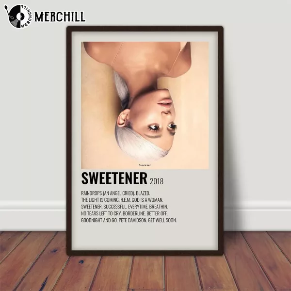 Sweetener Ariana Grande Poster Album Music Cover Print