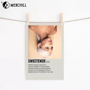 Sweetener Ariana Grande Poster Album Music Cover Print