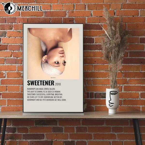 Sweetener Ariana Grande Poster Album Music Cover Print