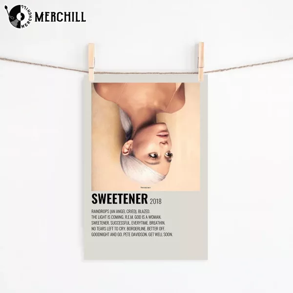 Sweetener Ariana Grande Poster Album Music Cover Print