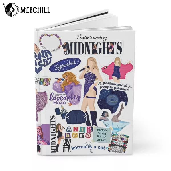 Taylor’s Version Midnights Notebook Hardcover Journal Swiftie Gift