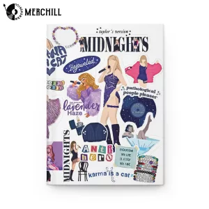 Taylors Version Midnights Notebook Hardcover Journal Swiftie Gift