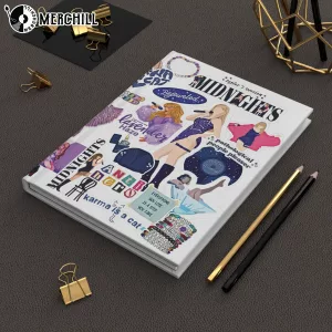 Taylors Version Midnights Notebook Hardcover Journal Swiftie Gift 6