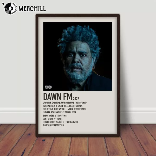 The Weeknd Dawn FM Album Poster Album Cover Poster Print