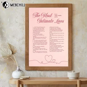 The most Intimate Lines Poster Taylor Swift Lyrics About Love The most Intimate Lines Poster Taylor Swift Lyrics About Love