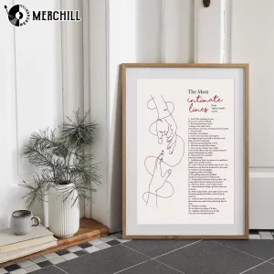 The most Intimate Lines Taylor Swift Poster Gift for Swiftie 4