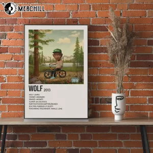 Tyler The Creator Wolf Album Poster Gift for Music Lover 4