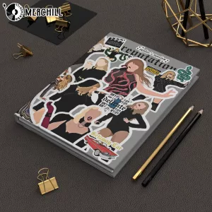 Grey Taylors Version Reputation Notebook Hardcover Journal Gift for a Swiftie 6