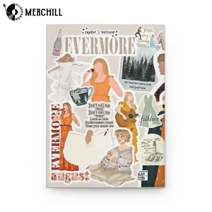 Light Beige Taylors Version Folklore Album Notebook Hardcover Journal Gift for a Swiftie 2