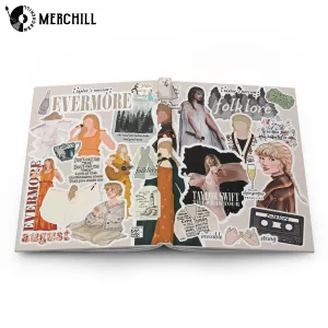Light Beige Taylors Version Folklore Album Notebook Hardcover Journal Gift for a Swiftie 5