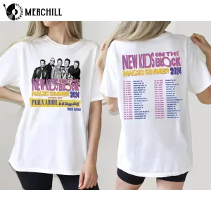 NKOTB 2024 Concert Shirt Classic Rock Concert Tee 2