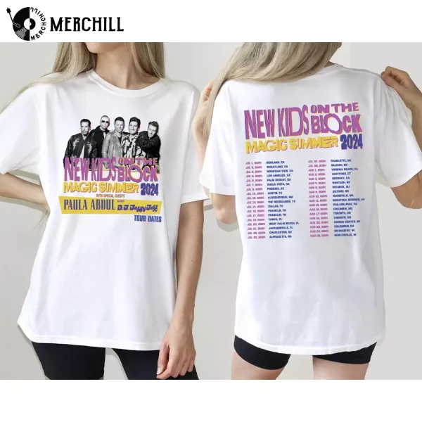 NKOTB 2024 Concert Shirt Classic Rock Concert Tee