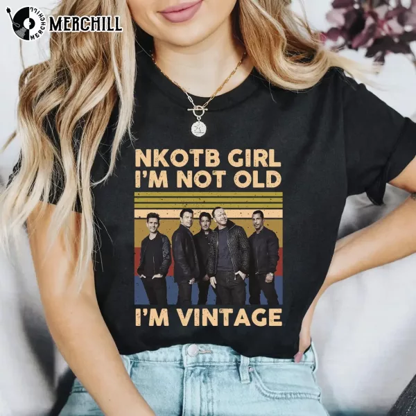 NKOTB Vintage Girl Shirt New Kids On The Block