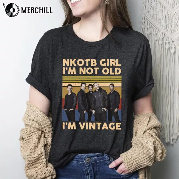 NKOTB Vintage Girl Shirt New Kids On The Block