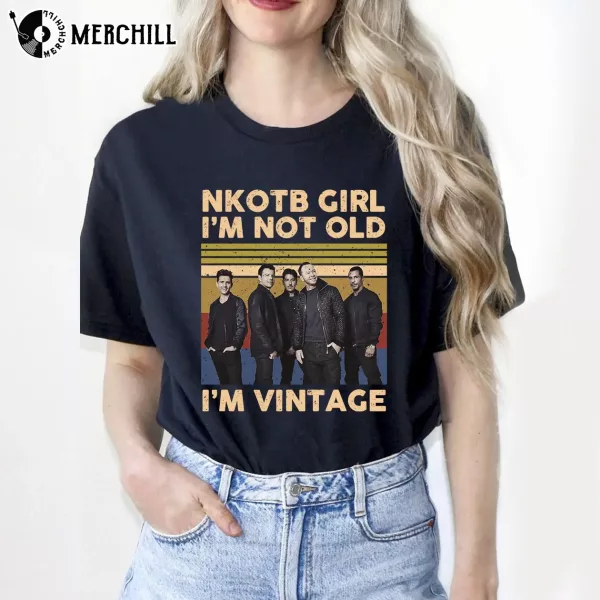 NKOTB Vintage Girl Shirt New Kids On The Block