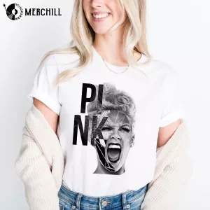 Pink Singer Tour Trustfall Album Tee 3