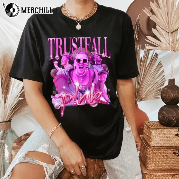 Pink Trustfall Shirt Summer Carnival 2024