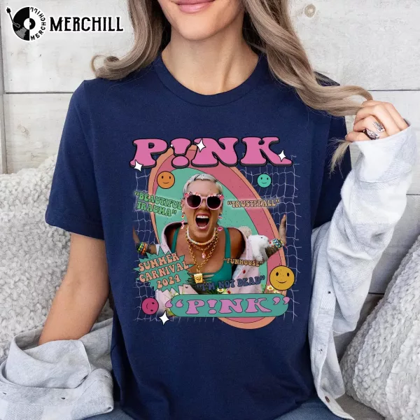 P!nk Pink Singer Summer Carnival 2024 Festival World Tour T shirt