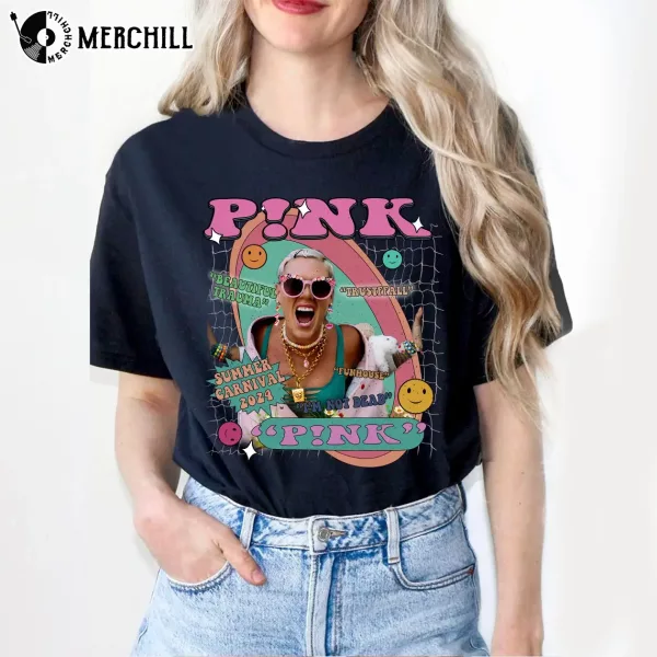 P!nk Pink Singer Summer Carnival 2024 Festival World Tour T shirt