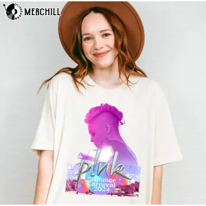 Pnk Pink Singer Summer Carnival 2024 Tour Shirt Trustfall Album 4
