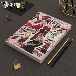 Red Taylors Version Red Notebook Hardcover Journal Gift for a Swiftie 6