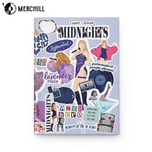 Violet Taylors Version Midnights Album Notebook Hardcover Journal Gift for a Swiftie