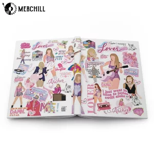 White Taylors Version Lover Notebook Hardcover Journal Swiftie Gift 5