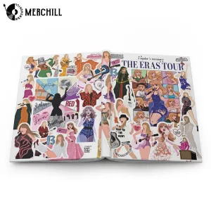 White Taylors Version The Eras Tour Notebook Hardcover Journal Gift for a Swiftie 5