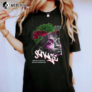 21 Savage Vintage 90s Rapper TShirt 3