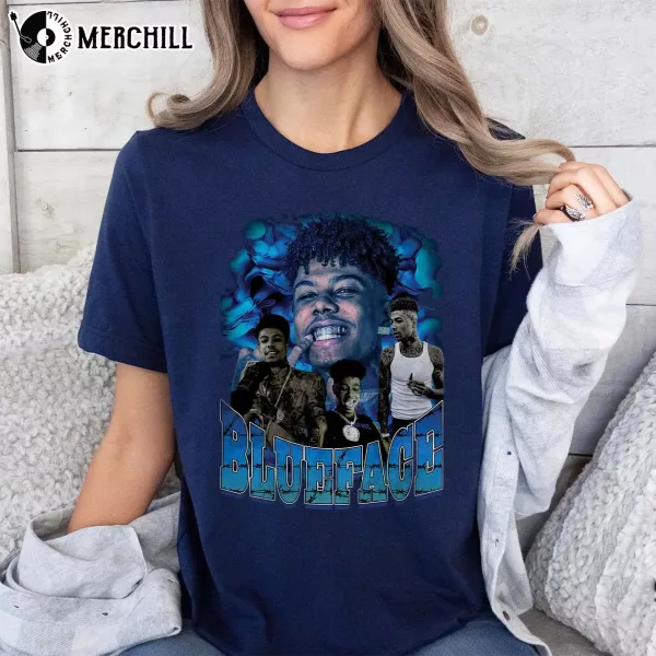 Blueface Shirt Rapper Graphic Tee