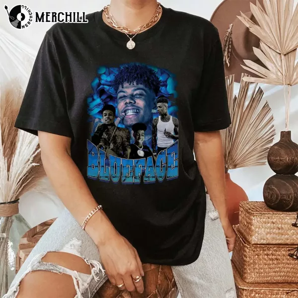 Blueface Shirt Rapper Graphic Tee